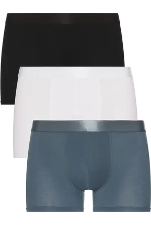 CDLP 3 X Boxer Briefs in Black Steel Blue & White