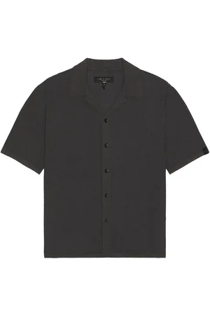 RAG&BONE Zig-Zag Avery Short Sleeve Shirt in