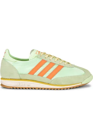 adidas SL 72 OG Sneaker in Semi Green Spark Solar Orange & Off White