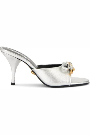 VERSACE Mule Heel in Silver & Gold