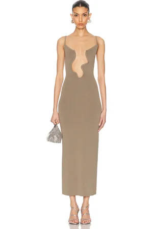 CHRISTOPHER ESBER Salacia Wire Column Dress in