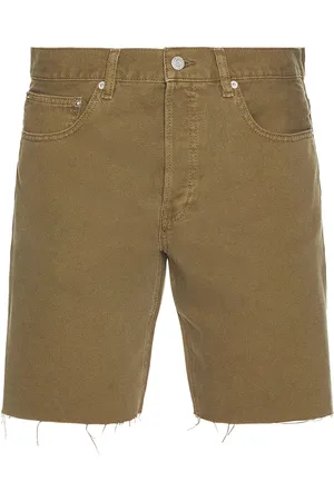 Frame Relaxed Undone Hem Denim Short in