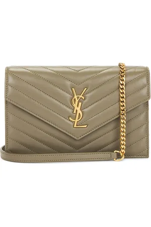 Saint Laurent Envelope Chain Wallet in
