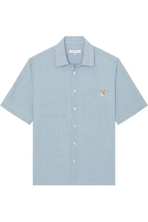 Maison Kitsuné Relaxed Short Sleeve Shirt in