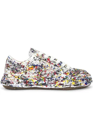 Maison Mihara Yasuhiro Peterson 23 Original Sole Sputtering Canvas Low-Top Sneaker in