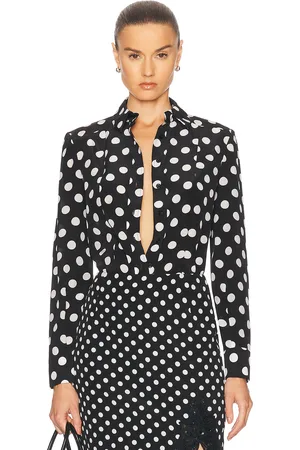 Carolina Herrera Long Sleeve Button Down Top in