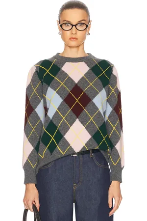 &Daughter Argyle Crewneck Sweater in