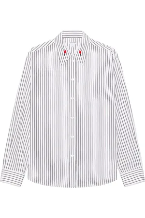Bottega Veneta Matches Pinstripe Poplin Shirt in