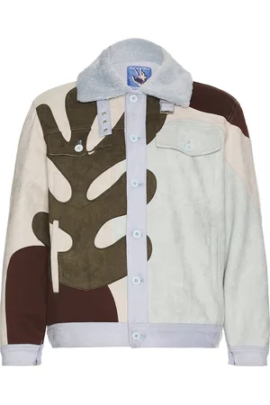 KIDSUPER STUDIOS Suede Patchwork Jacket in