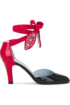 VALENTINO GARAVANI Foliefoliage Ankle Strap Pump in