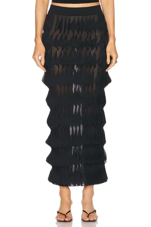Missoni Sheer Ruffle Skirt in