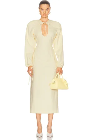 Rowen Rose Long Sleeve Midi Dress in