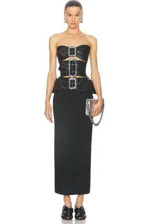 Jean Paul Gaultier Mix Buckle Long Dress in