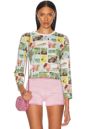 BODE Comic Strip Long Sleeve Top in