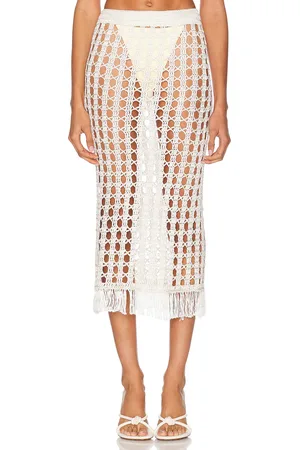 Calle Del Mar Crochet Skirt in