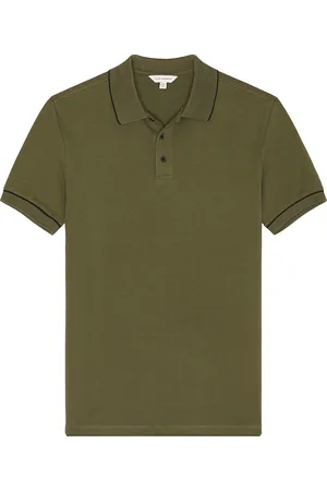 CLUB MONACO Tipped Pique Polo in