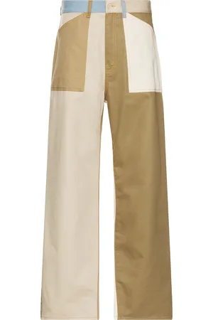 Givenchy Relaxed Fit Patchwork Denim Pants in Multicolor in