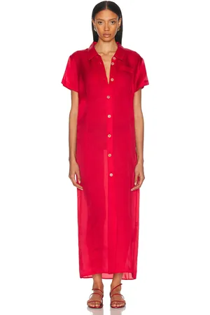Khaite Effy Organza Dress in