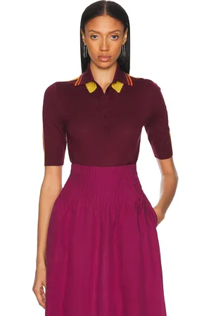 GABRIELA HEARST Wendelyn Polo Top in