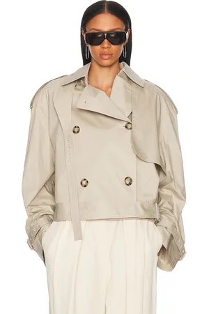 Stella McCartney Light Cotton Short Trench Coat in