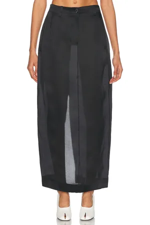 Khaite Lucian Organza Skirt in