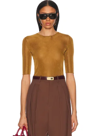 Saint Laurent Short Sleeve Top in