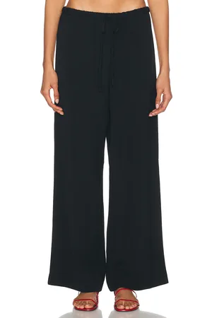 Totême Woven Stripe Drawstring Trouser in