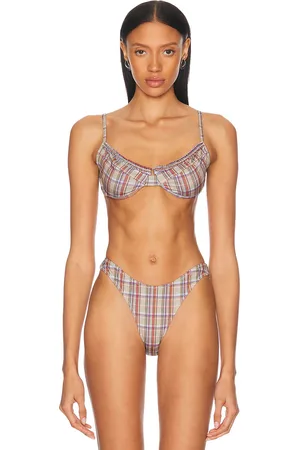 Heavy Manners Ruffled Up Underwire Bikini Top in