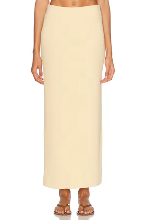 ENZA COSTA Boucle Knit Skirt in