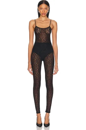 ALEXANDRE VAUTHIER Panther Lace Catsuit in