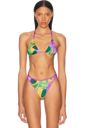Heavy Manners Double String Bikini Top in
