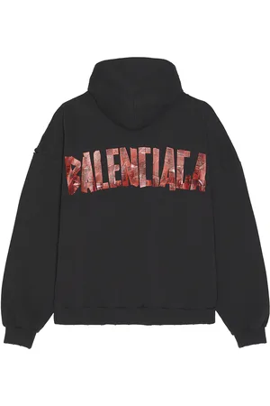 Balenciaga Large Zip-Up Hoodie in