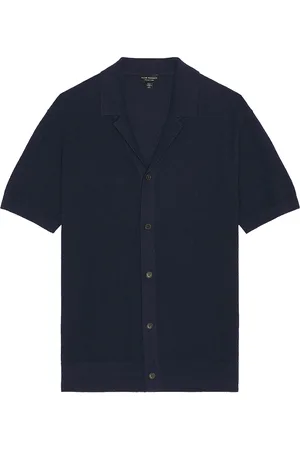 CLUB MONACO Boucle Camp Collar Shirt in
