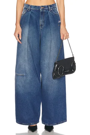 Jean Paul Gaultier Wide Leg Jeans in