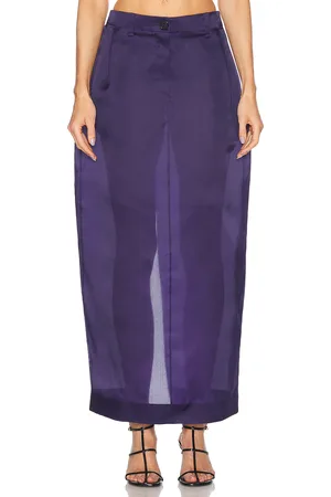 Khaite Lucian Organza Skirt in