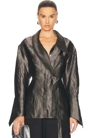 Grace Oversized Crinkled Claw Loop Shirt in