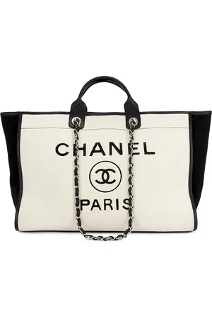 CHANEL Deauville GM Tote Bag in