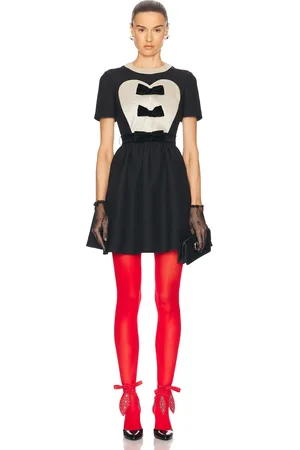 VALENTINO Short Sleeve Mini Dress in
