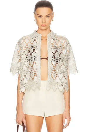 Frame The Lace Button Up Shirt in