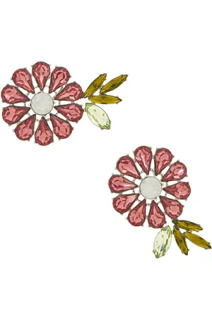 Carolina Herrera Crystal Daisy Earrings in
