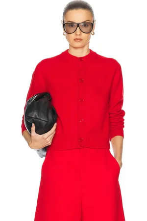 Ami Crewneck Cardigan in