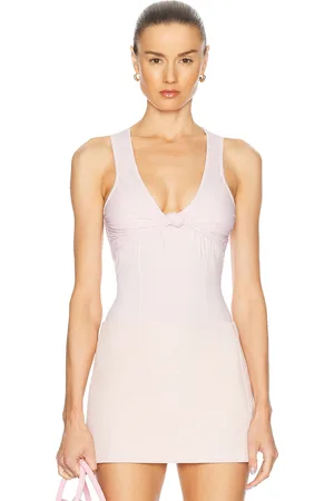 FLEUR DU MAL Wrap Tie Bodysuit in