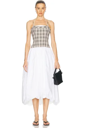 Simkhai Pfeiffer Bustier Midi Dress in