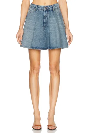 Ami Flare Mini Skirt in