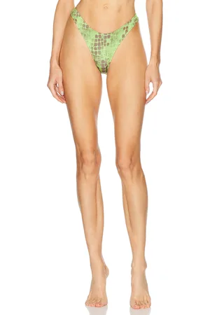 Heavy Manners High Cut Cheeky Bikini Bottom in