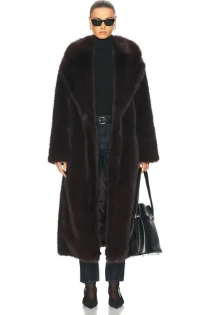 AGOLDE Ebony Shearling Coat in