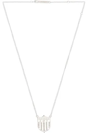 AMBUSH Varsity Shield Charm Necklace in