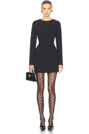 Nicholas Thessaly Hourglass Long Sleeve Mini Dress in