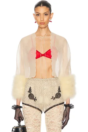 VALENTINO Bolero Solid Jacket in