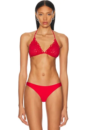 Norma Kamali Scallop Bikini Bra in